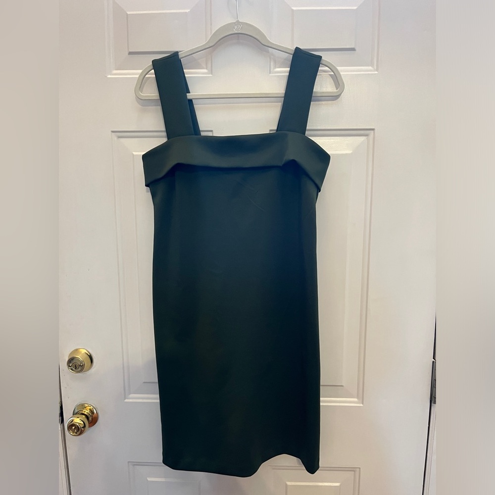 Ann Taylor Green Sleeveless Mini Dress, Size 6